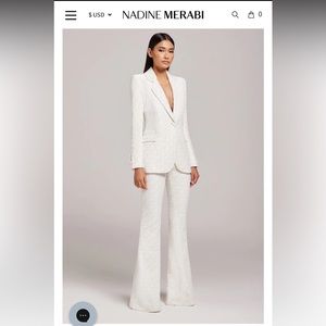 Nadine Merabi blazer never worn. Size small